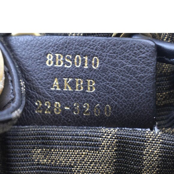 Fendi Mini Mon Tresor Leather Bucket Crossbody Bag Brown - Picture 13 of 13